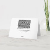 Zwart-witte mander kaart (Achterkant)