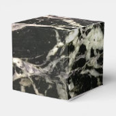 Zwart-witte marmer bedankdoosjes (Achterkant)