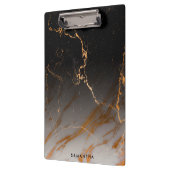 Zwart-witte marmer klembord (Links)