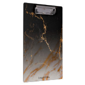 Zwart-witte marmer klembord (Rechts)