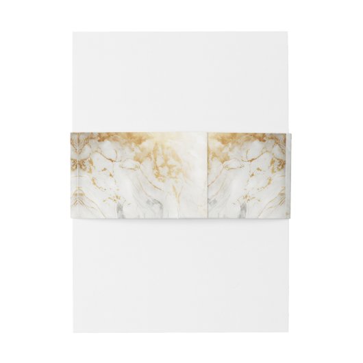 Zwart-witte marmerweddenschap uitnodigingen wikkel (Achterkant Voorbeeld)