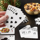 Zwart-witte, meetbare tapekaarten pokerkaarten (Insitu)