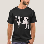 Zwart-witte melk Koe T-shirt (Voorkant)