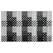 Zwart Witte Mode Stippen Stijl Design Stof (Fat Quarter)