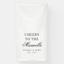Zwart Witte Moderne Elegante Kater Script Trouw B