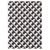 Zwart-witte, moderne  tablet tafelkleed (Voorkant)