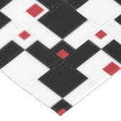 Zwart-witte, moderne  tablet tafelkleed (Gekanteld)