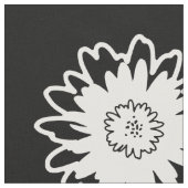 Zwart-witte moderne ventilator stof (Close Up)