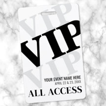 Zwart Witte Moderne VIP-evenement