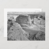 Zwart-witte mossel Adams Canyon Foto Briefkaart (Voorkant / Achterkant)