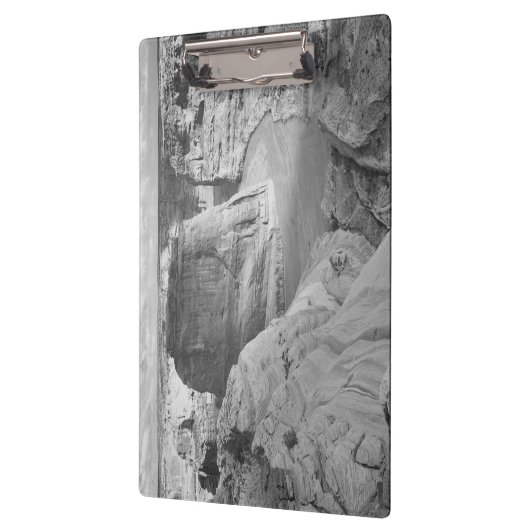 Zwart-witte mossel Adams Canyon Foto Klembord (Links)