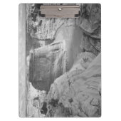 Zwart-witte mossel Adams Canyon Foto Klembord (Voorkant)