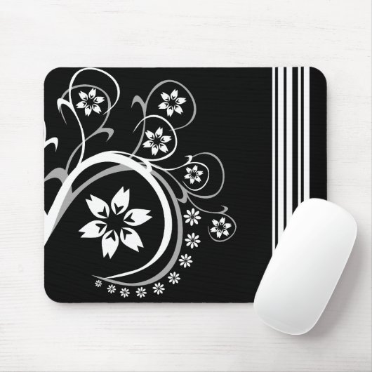 Zwart-witte muismat (Met muis)