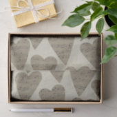 Zwart-witte muzieknoot Patroonmuzikant Tissuepapier (Geschenk)