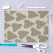 Zwart-witte muzieknoot Patroonmuzikant Tissuepapier (Craft)