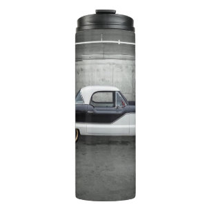 Zwart-witte Nash Metropolitan Thermosbeker