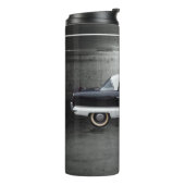 Zwart-witte Nash Metropolitan Thermosbeker (Gedraaid links)