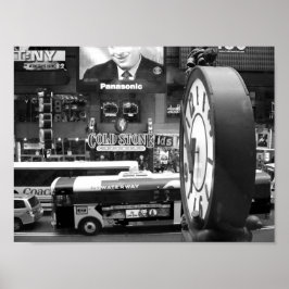 Zwart-witte NYC-foto Poster