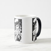 zwart/witte oom Sam wil je Magische Mok (Voorkant rechts)