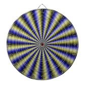 Zwart-witte optische illusie dartbord (Voorkant)