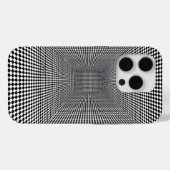 Zwart Witte Optische Illusie Ontwerp Case-Mate iPhone Case (Achterkant (horizontaal))