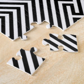 Zwart-witte optische illusie | Opwindend volwassen Legpuzzel (Zijkant)