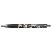 Zwart Witte Oranje Katten Pen (Achterkant)