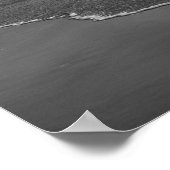Zwart-witte Oregon Beach Print (Hoek)