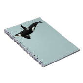 Zwart-witte Orka Moordwalvis Notitieboek (Rechterzijde)