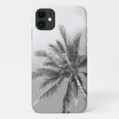 Zwart-witte palmboom Case-Mate iPhone case (Achterkant)