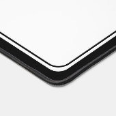 Zwart-witte palmboom Monogram Bureaumat (Hoek)