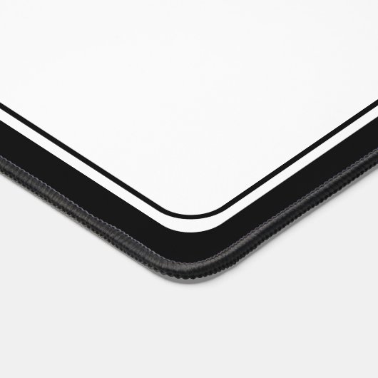 Zwart-witte palmboom Monogram Bureaumat (Hoek)