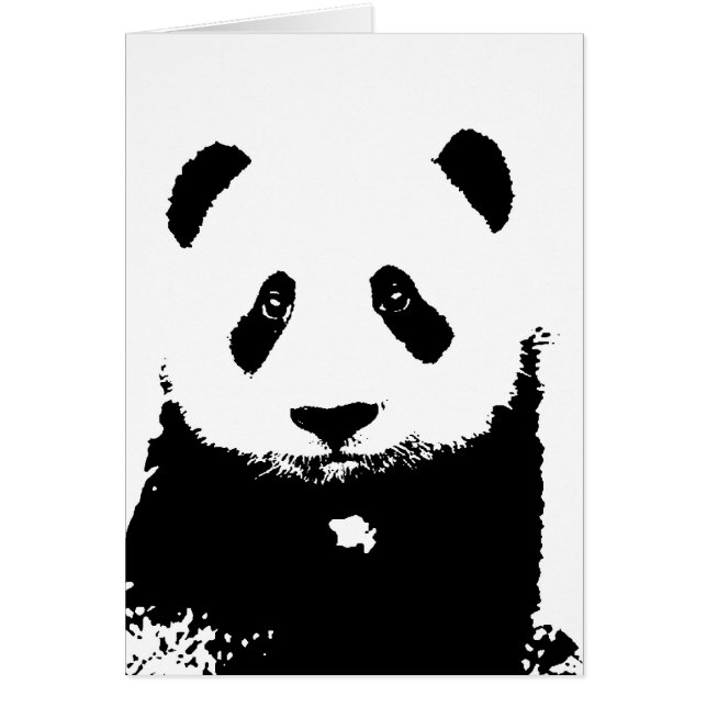 Zwart-witte Panda (Voorkant)