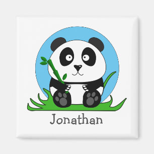 Zwart-Witte Panda Beer Magneet