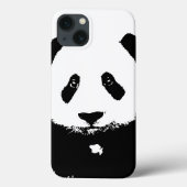 Zwart-witte Panda Case-Mate iPhone Case (Achterkant)