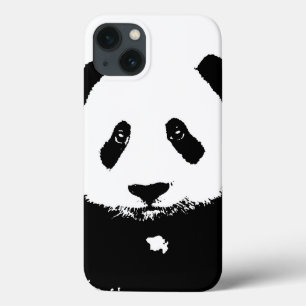 Zwart-witte Panda Case-Mate iPhone Case