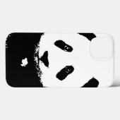 Zwart-witte Panda Case-Mate iPhone Case (Achterkant (horizontaal))