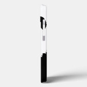 Zwart-witte Panda Case-Mate iPhone Case (Achterkant / Links)