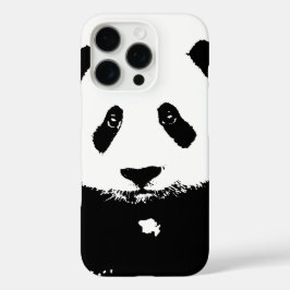 Zwart-witte Panda iPhone 16 Pro Hoesje