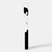 Zwart-witte Panda Case-Mate iPhone Case (Achterkant / Links)