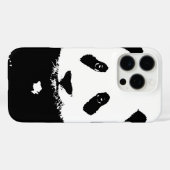 Zwart-witte Panda Case-Mate iPhone Case (Achterkant (horizontaal))