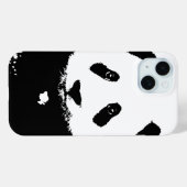 Zwart-witte Panda Case-Mate iPhone Case (Achterkant (horizontaal))