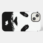 Zwart & Witte Panda iPhone Hoesje (Achterkant horizontaal)