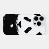 Zwart-witte Panda iPhone Hoesje (Achterkant horizontaal)