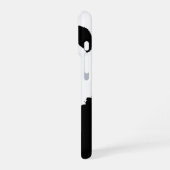 Zwart-witte Panda iPhone Hoesje (Linkerkant)
