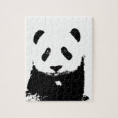 Zwart-witte Panda Legpuzzel (Verticaal)