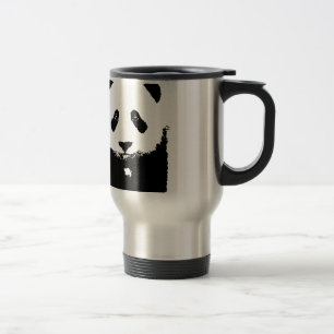 Zwart-witte Panda Reisbeker