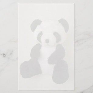 Zwart-witte Panda-speelgoed Briefpapier