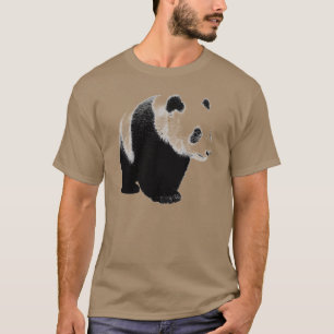 Zwart-witte Panda T-shirt
