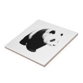 Zwart-witte Panda Tegeltje (Zijkant)